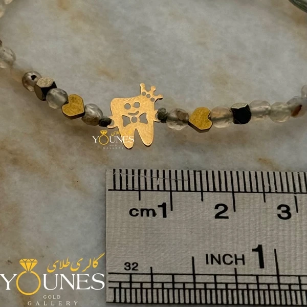 دستبند دندون طلا لیزری